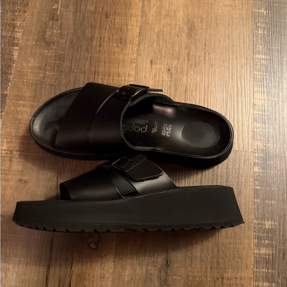 Papilllio by Birkenstock Black Slide Sandals size 38 - Picture 3 of 3